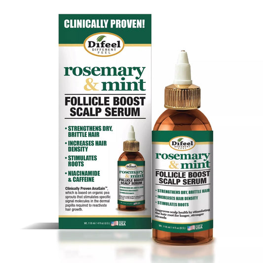 Difeel Rosemary & Mint Follicle Boost Scalp Serum 4Oz