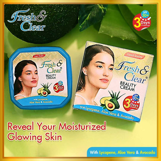 Fresh & Clear Beauty Cream With Lycopene,Aloe & Avocado