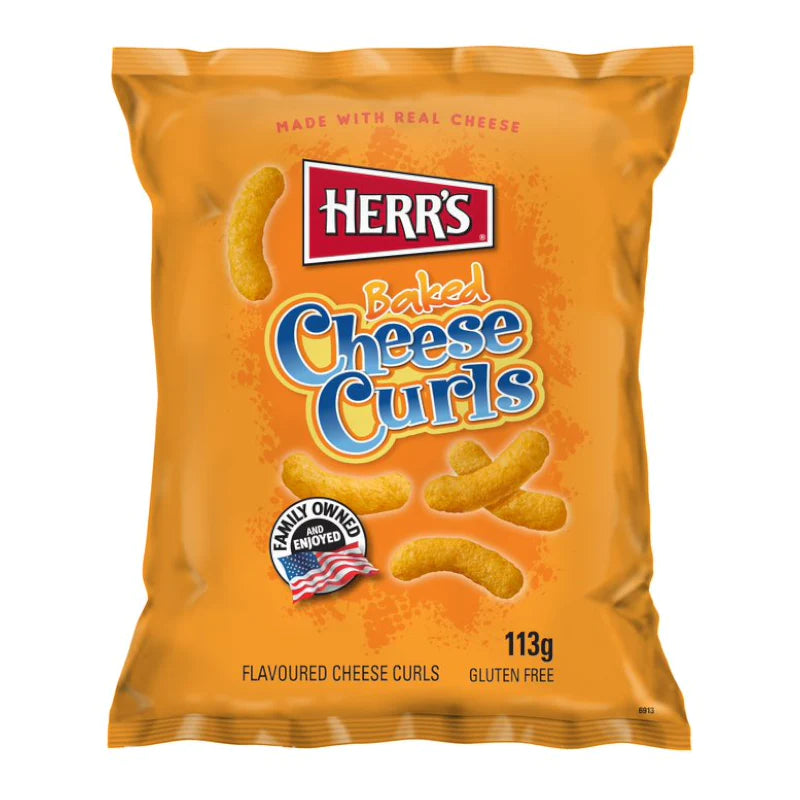 Herr's Baked Cheese Curls 113g