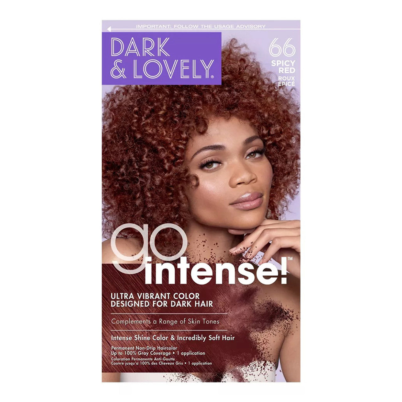 Dark And Lovely Gointense! Ultra Vibrant Color On Dark Hair