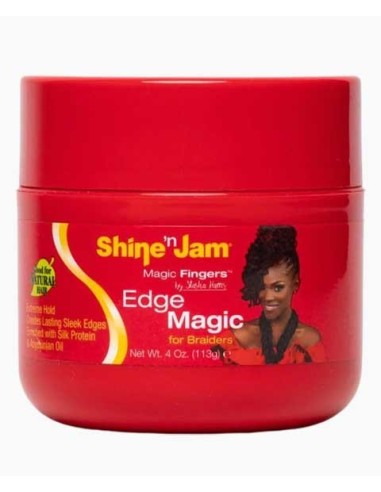 Shine N Jam Edge Magic Fingers For Braiders Extreme Hold 4oz | Shop at CC Hair & Beauty UK