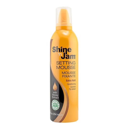 Shine 'n Jam Setting Mousse With Honey Extract 12oz | Shop at CC Hair & Beauty UK
