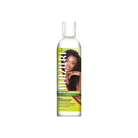 Mazuri Weave and Braid Curl Activator with Rose Mint 237ml