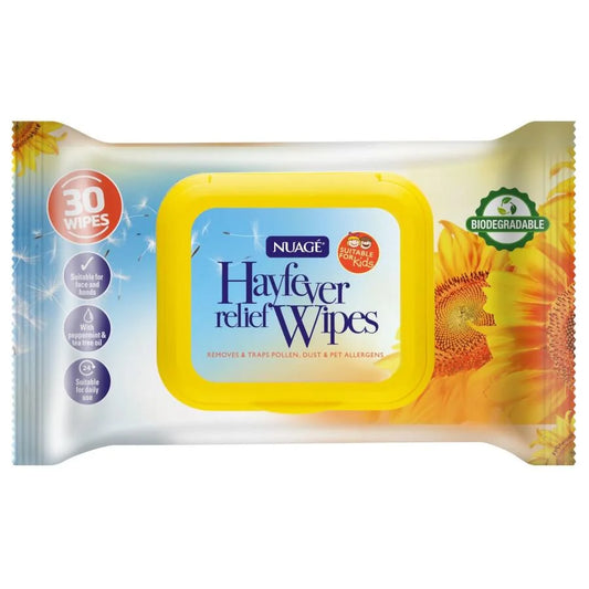 Nuage Hayfever Relief Wipes - 30 Pack