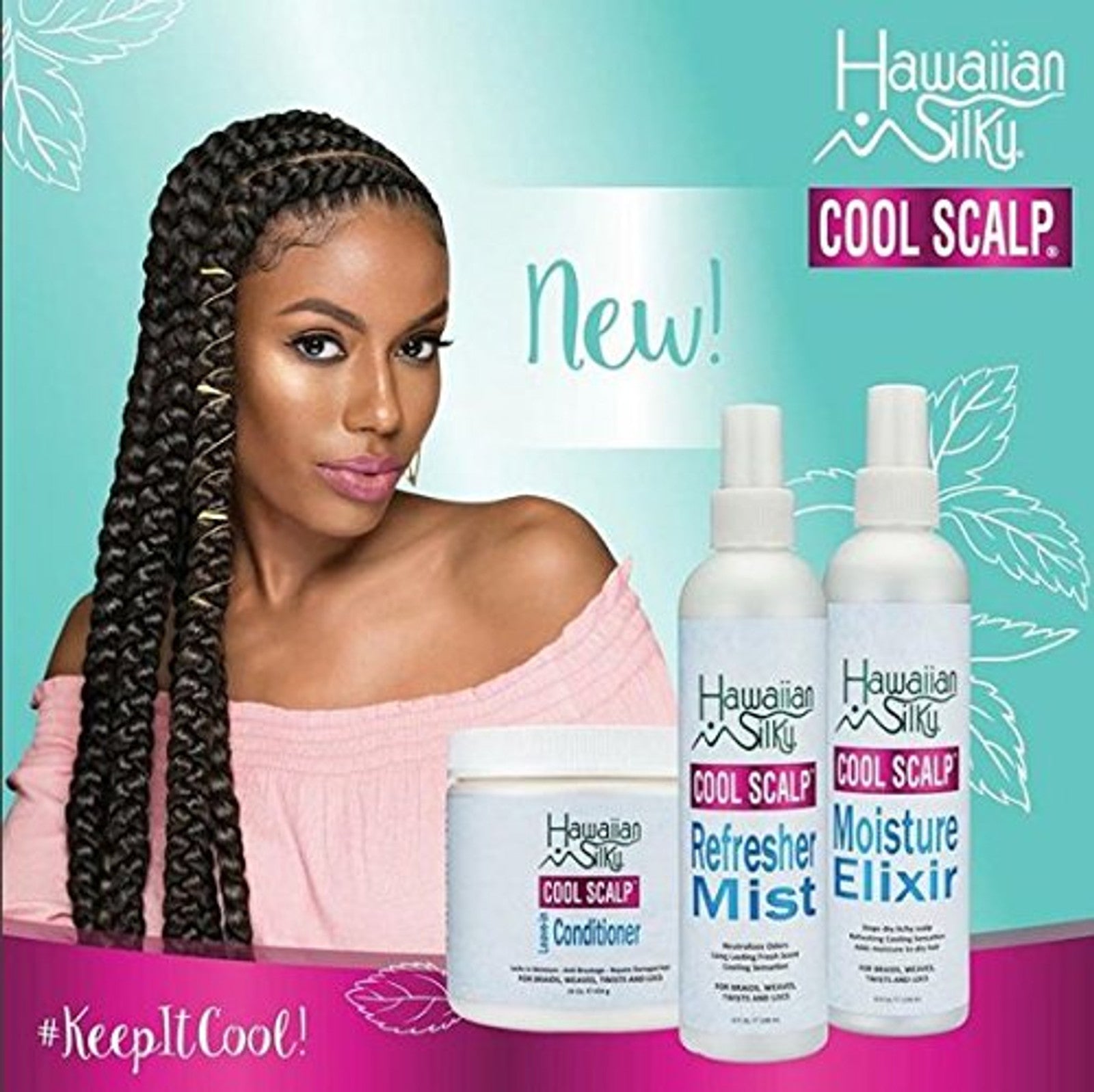 Hawaiian Silky Cool Scalp Leave-in Conditioner 16oz