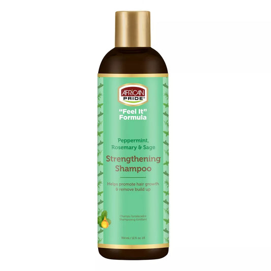 African Pride Feel It Formula Strengthening Shampoo - 12 fl oz