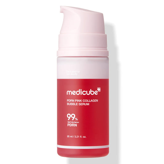 Medicube PDRN Pink Collagen Bubble Serum 95ml bottle