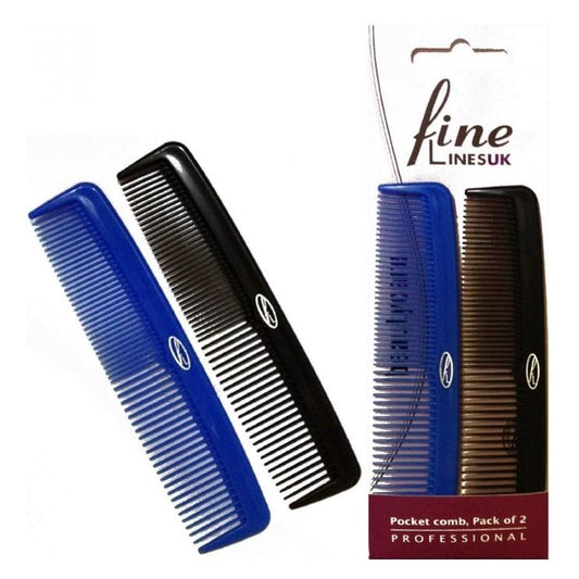 Fine Lines Pocket Comb Pack of 2 109-00