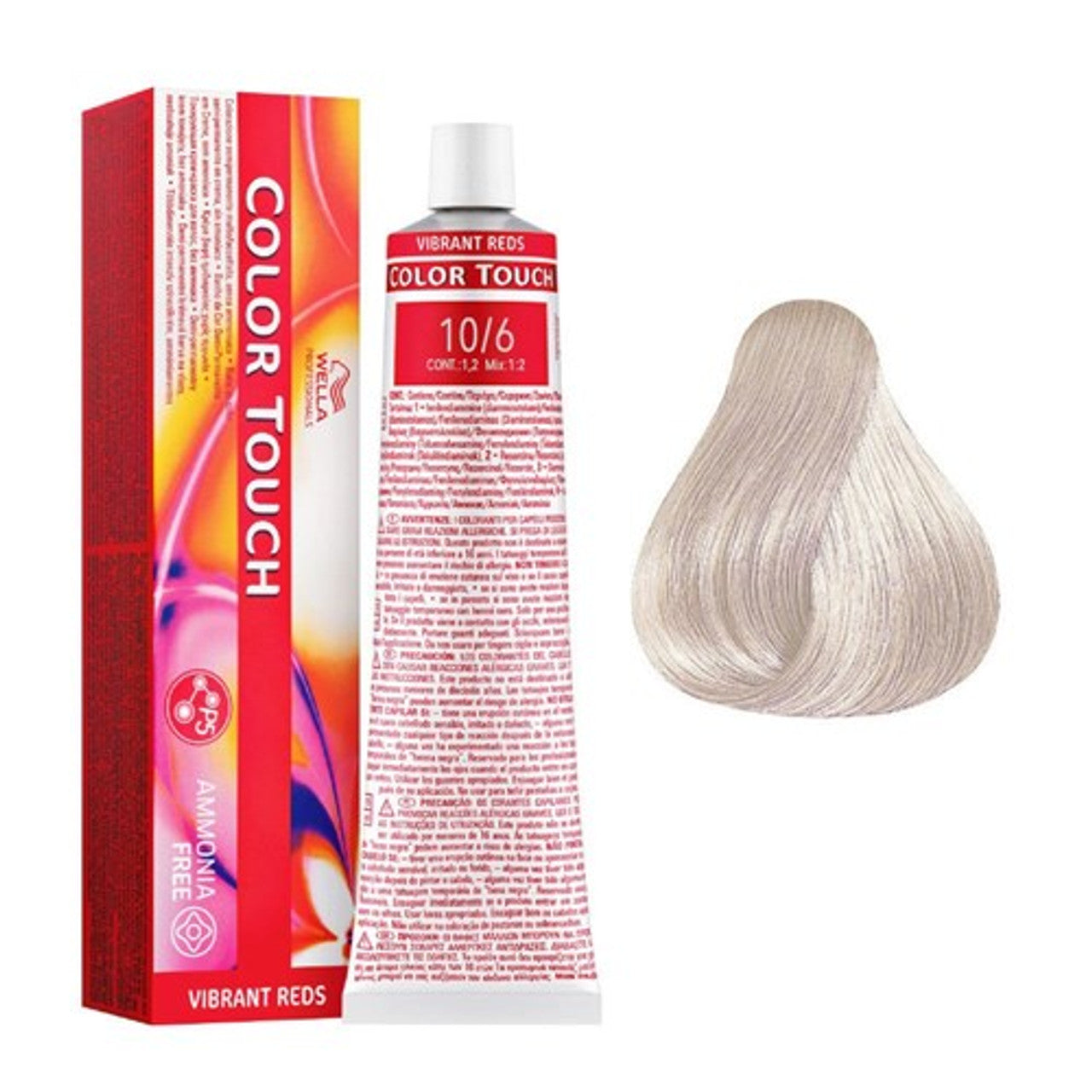 Wella Professional Color Touch Demi-Permenant Dyes Vibrant Red 60Ml