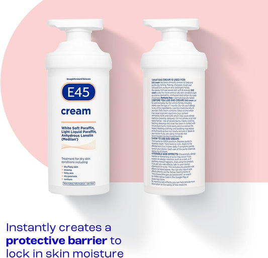 E45 Cream For Dry Skin  500ml