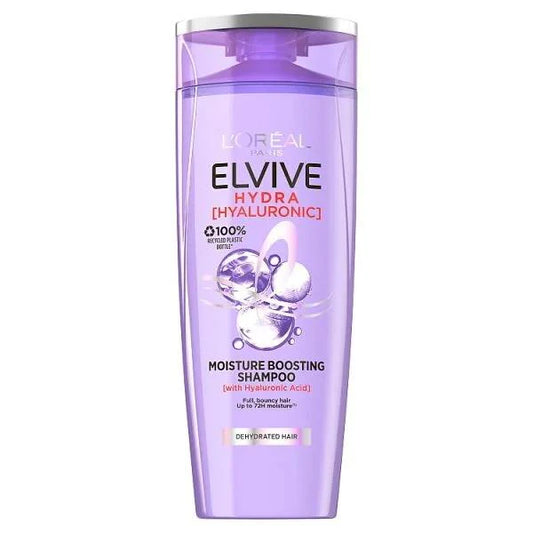 L'Oreal Paris Elvive Hydra Hyaluronic Moisture Boosting Shampoo 400ml