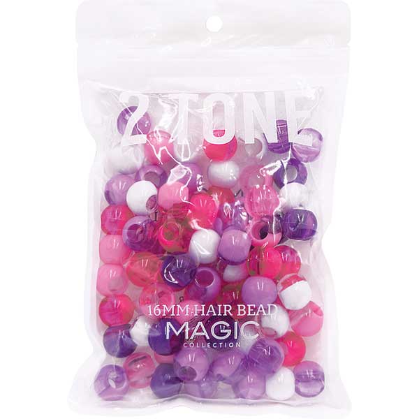 Magic Collection- 16mm ROUND HAIR BEADS