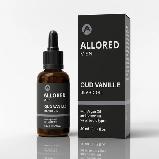 Allored Oud Vanille Beard Oil with Argan & Castor Oil 50ml