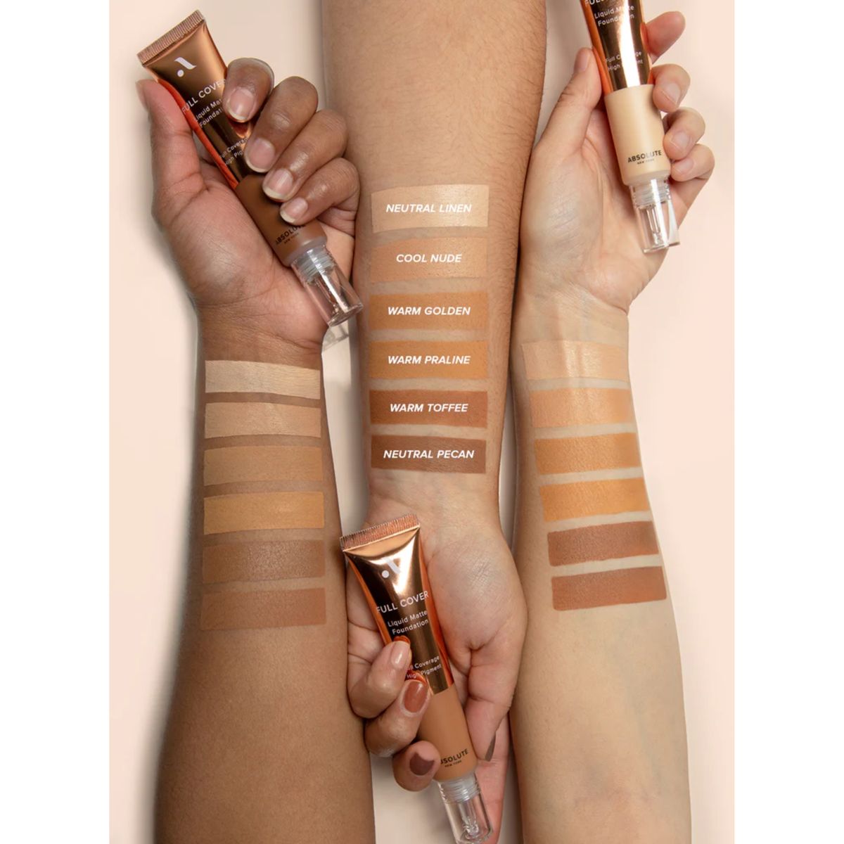 Absolute New York Full Cover Neutral Linen Matte Liquid Foundation