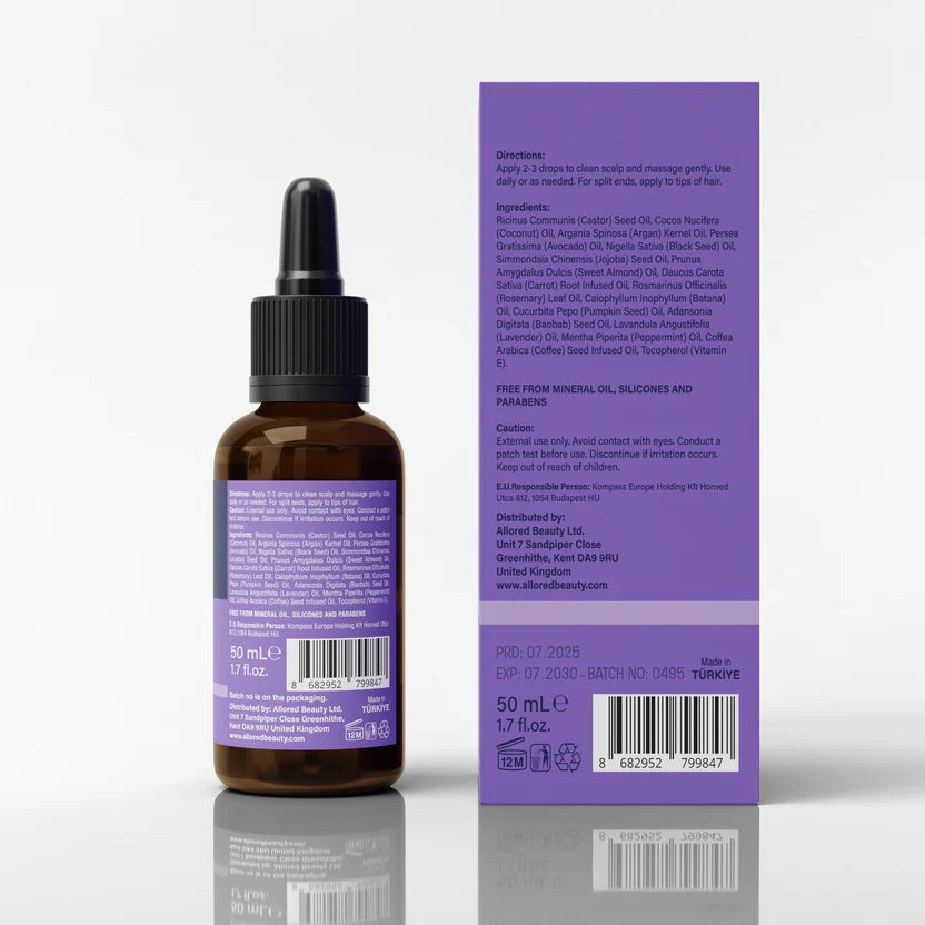 Allored RootFix Growth Oil with Batana & Rosemary - 15 Botanical Oils 50ml