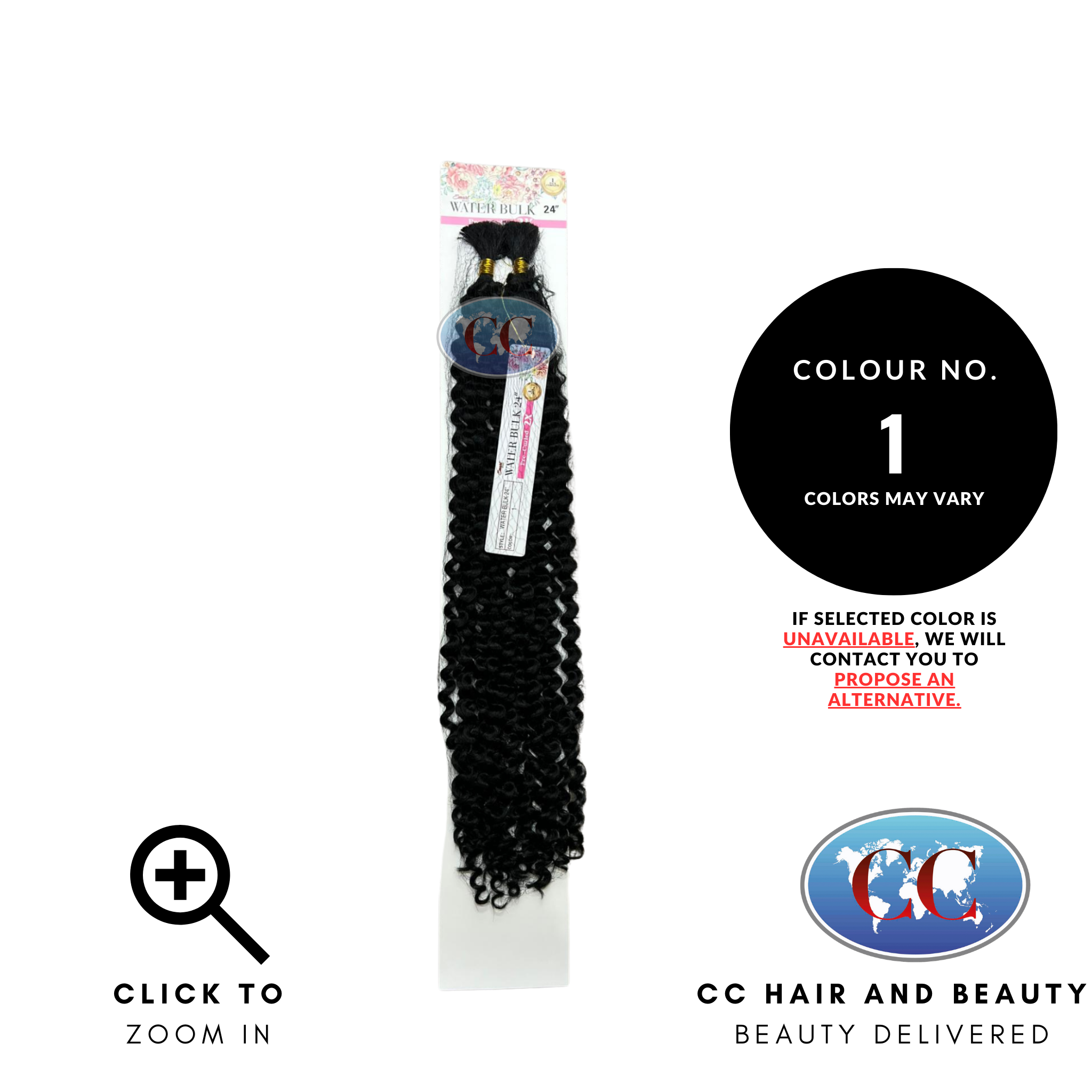 Smart Braid Pre-Curled - Water Bulk 24"