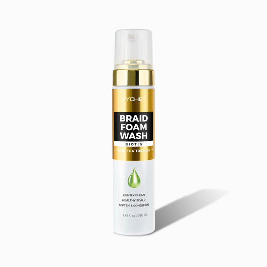 TYCHE Braid Foam Wash with Biotin & Tea Tree Oil 8.45 oz