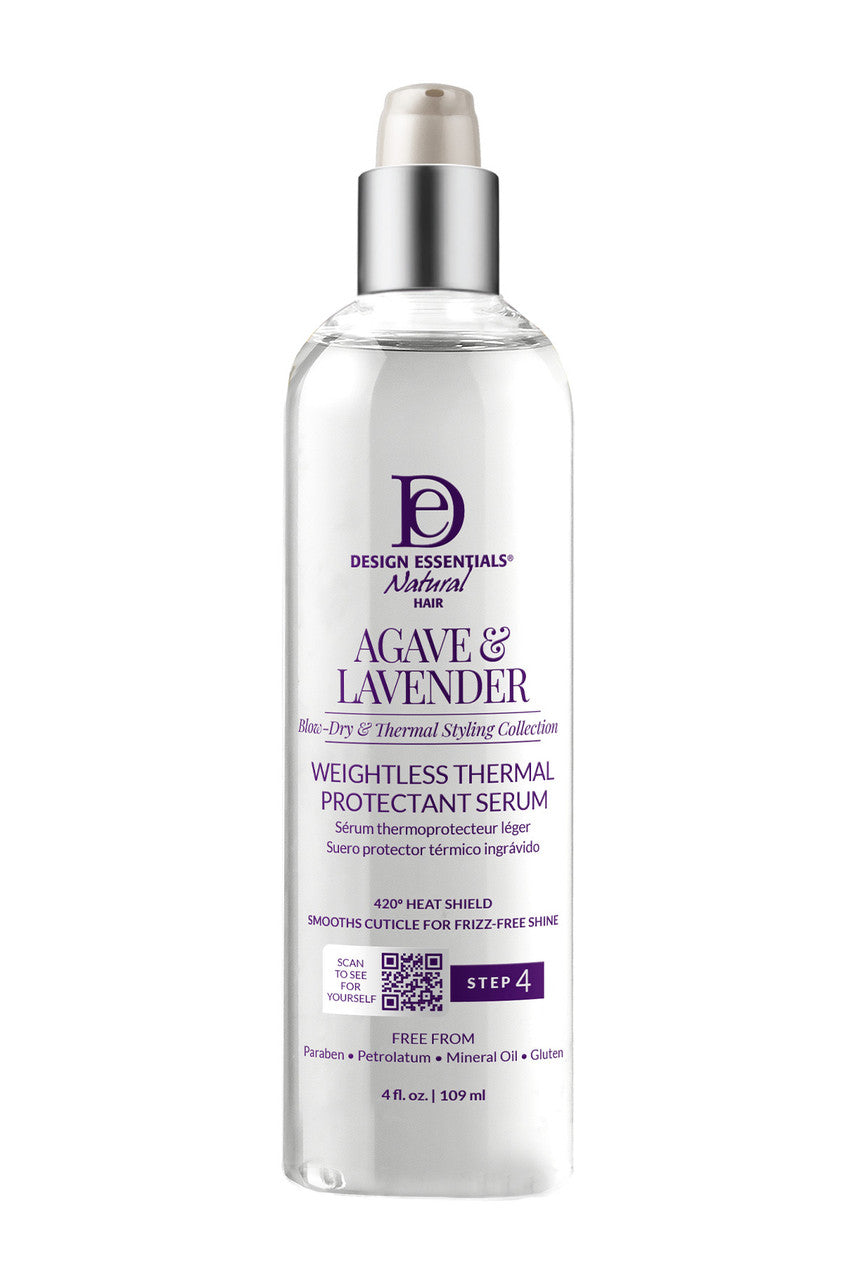 Design Essentials Agave & Lavender Weightless Thermal Protectant Serum