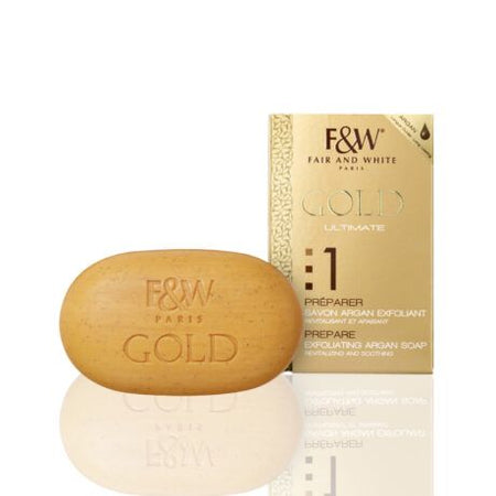 Fair & White Gold ultimate Preparer 1 Exfoliating Argan Soap 200g