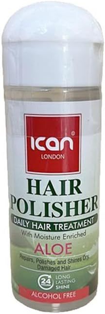 Ican London Hair Polisher Treatment Aloe Serum Alcohol Free 207ml