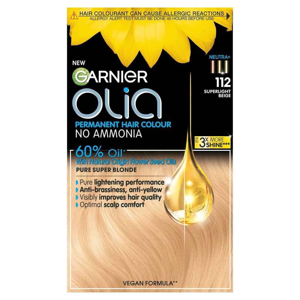 Garnier OLIA Permanent Hair Dye Colour Cream Different Shades Ammonia Free