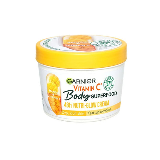 Garnier Body Superfood Mango + Vitamin C moisturizing body cream, 380 ml