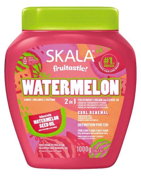 Skala Watermelon 2-in-1 Hair Treatment + Leave In Cream 35.2 Oz