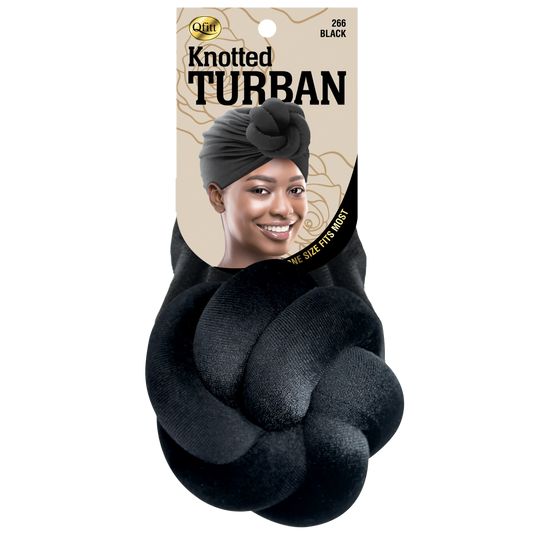 Qfitt Knotted Turban [BLACK] 266