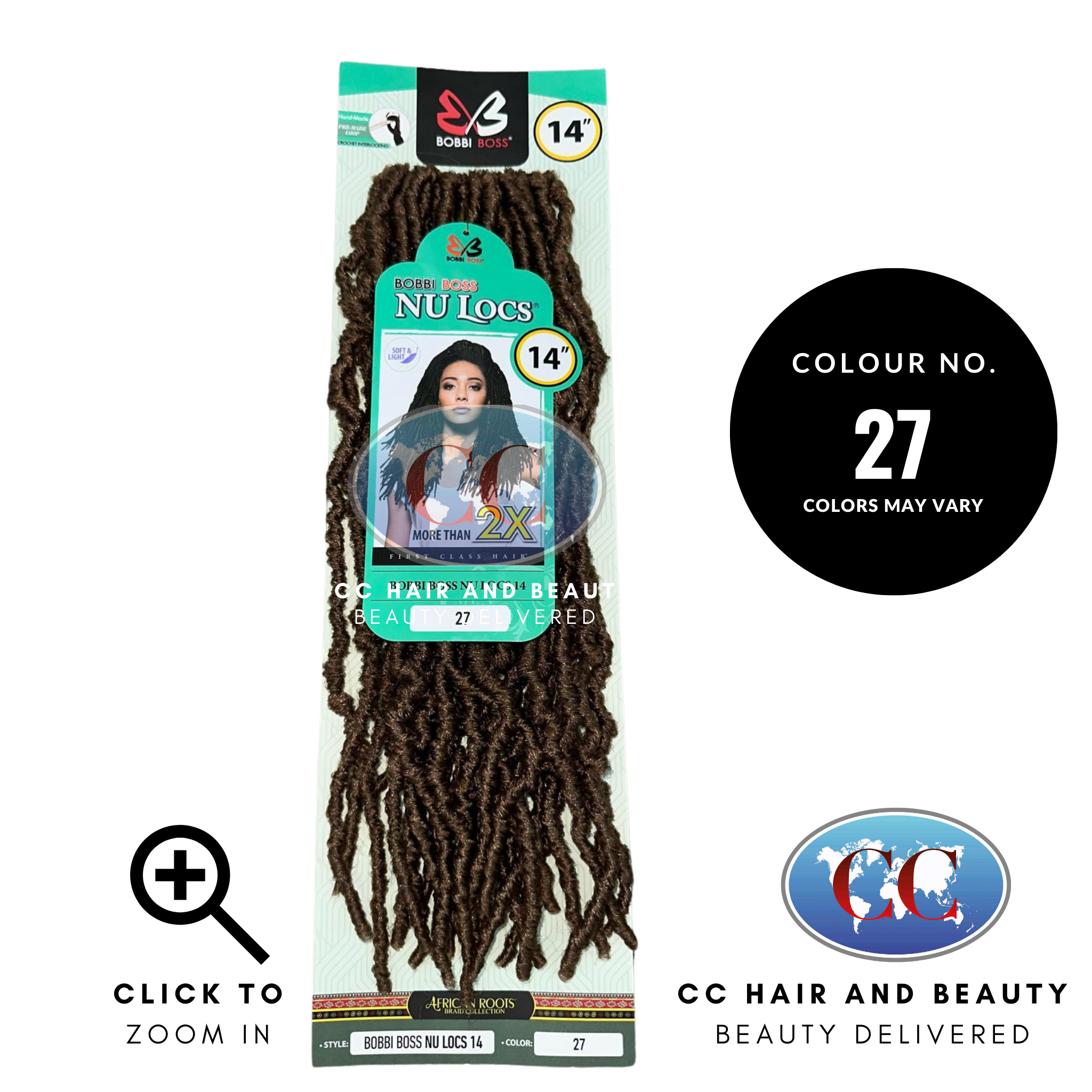 Bobbi Boss Crochet Braid - 2X Nu Locs 14"