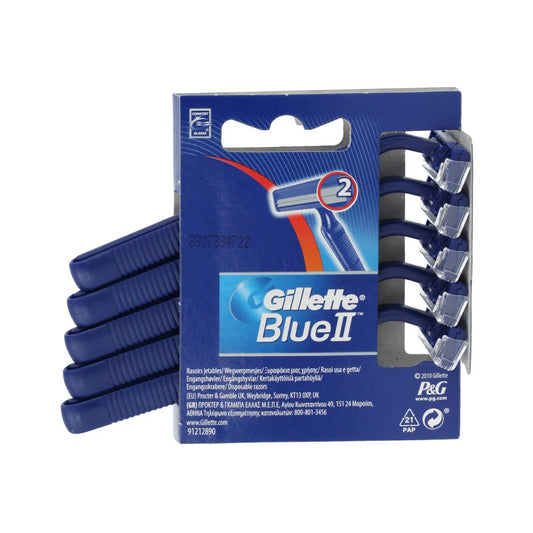 Gillette - Blue II Disposable Razors - 5 Pack