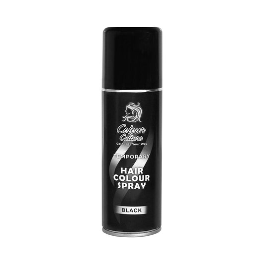 Colour Culture Temporary Hair Colour Spray in Black 125ml