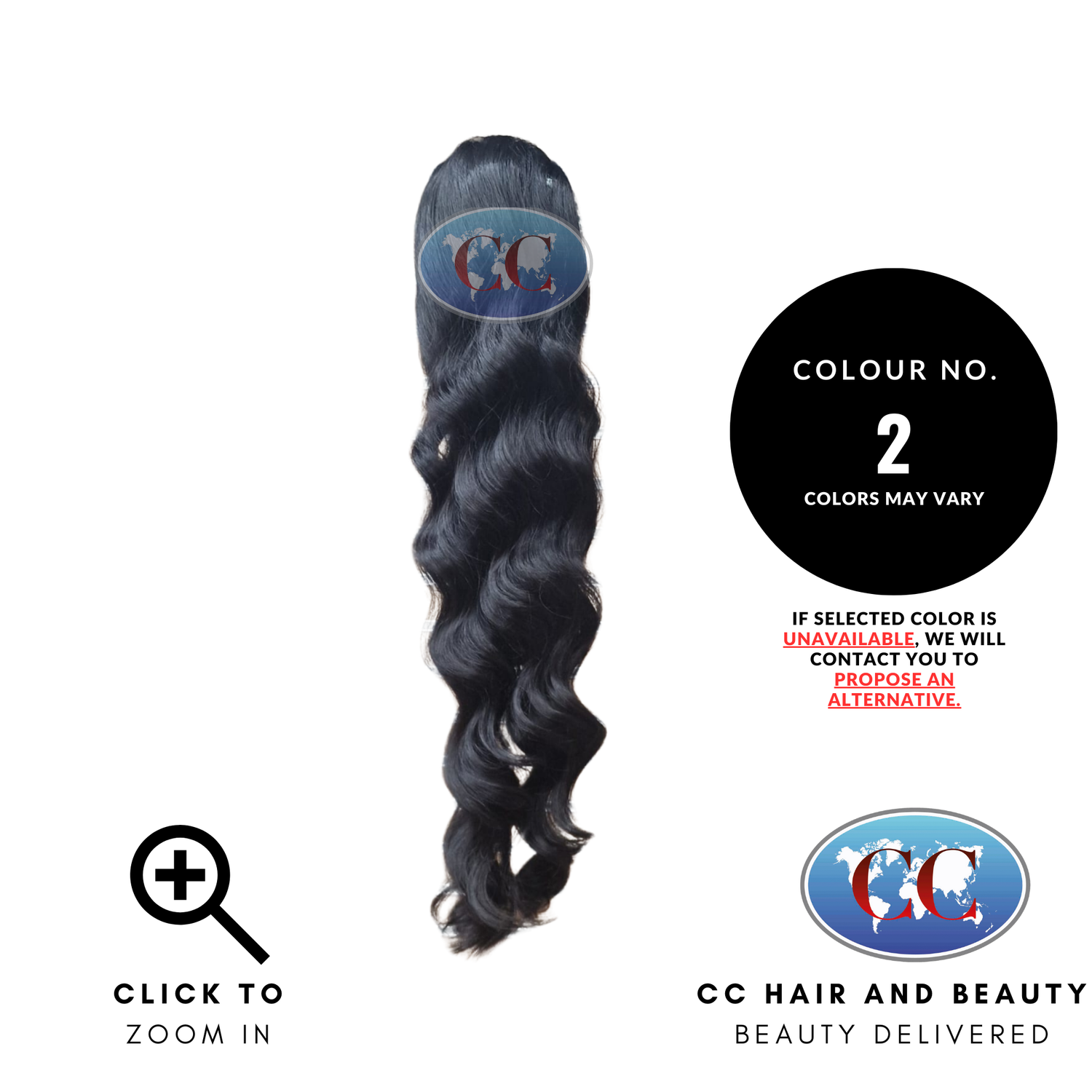 Janet Collection Synthetic Ponytail - Blueberry D/S-colour 2