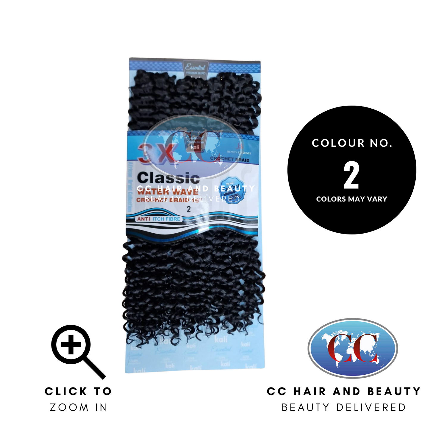 Kali Classic 3x Water Wave Crochet Braid 16"