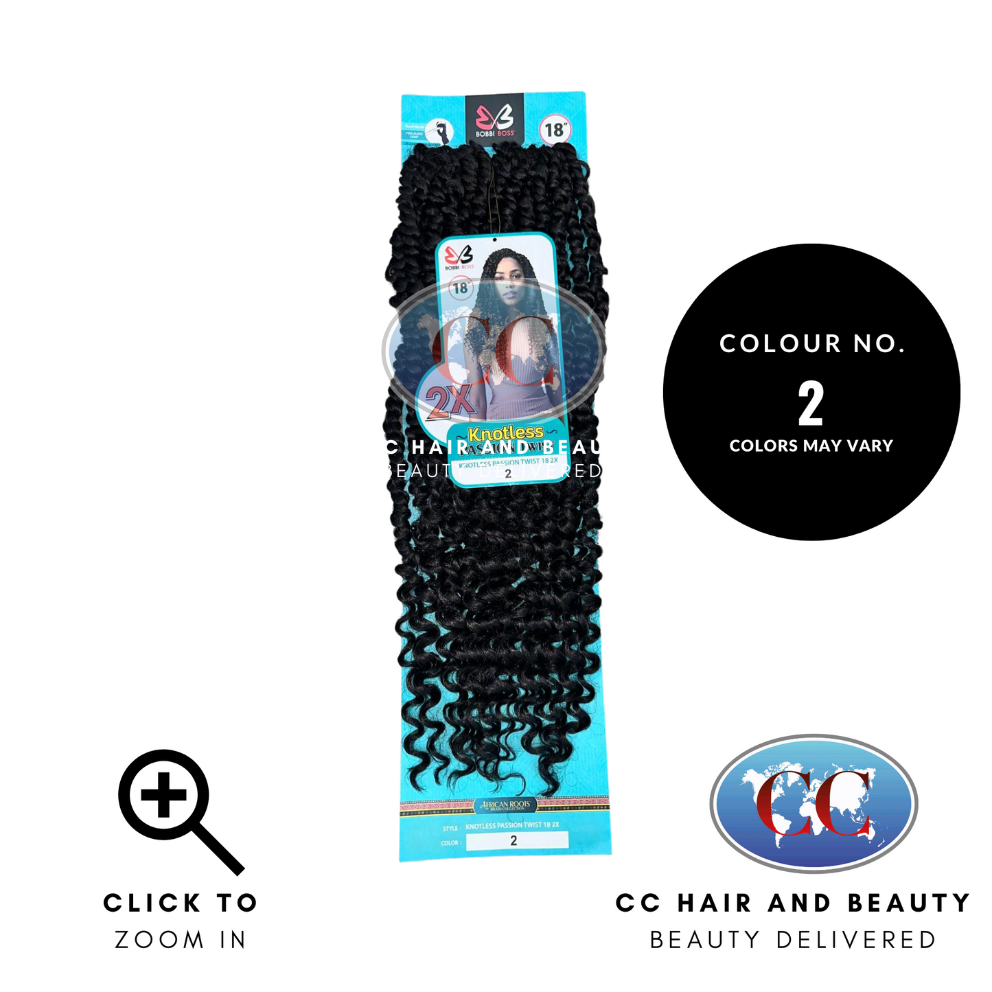 Bobbi Boss Crocher Braids Knotless Passion Twist 18" & 24"