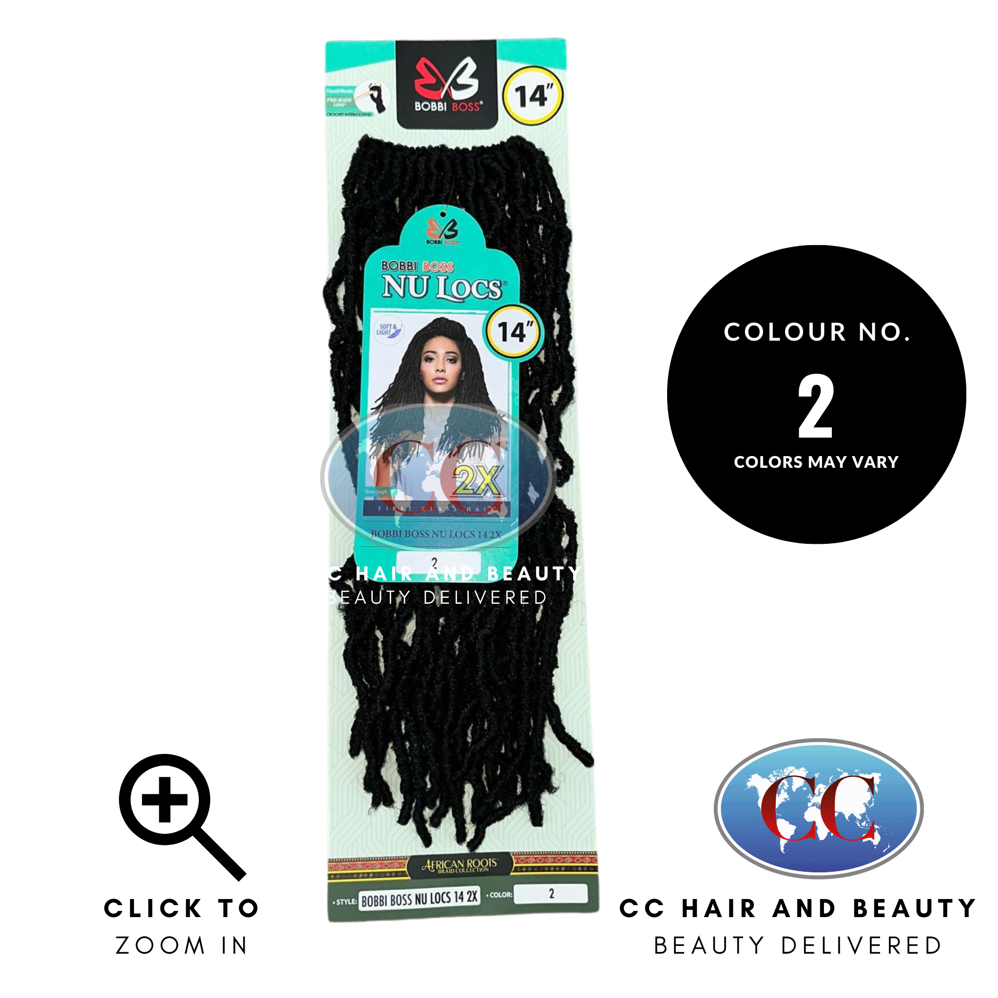 Bobbi Boss Crochet Braid - 2X Nu Locs 14"