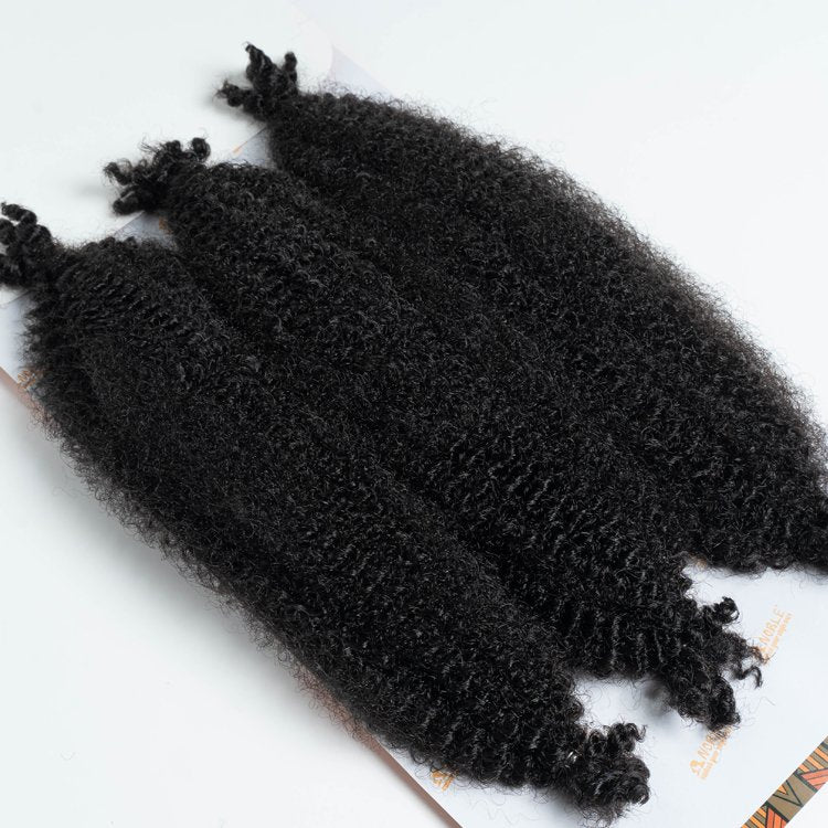 Sleek Noble Gold Synthetic 3X Springy Poppin Twist Braid 16"20"