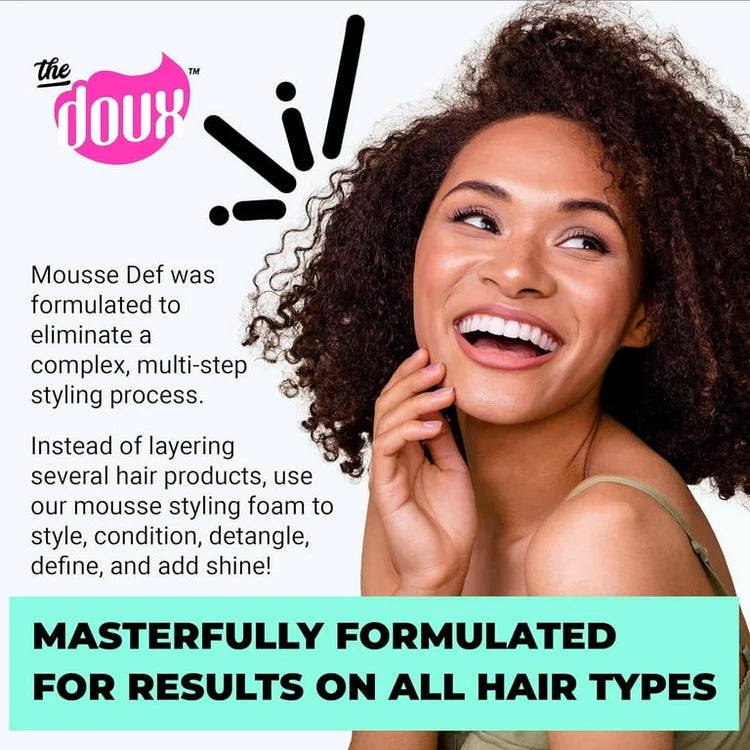 The Doux Mousse Defining Foam Curl Enhancer - 3.4 fl oz