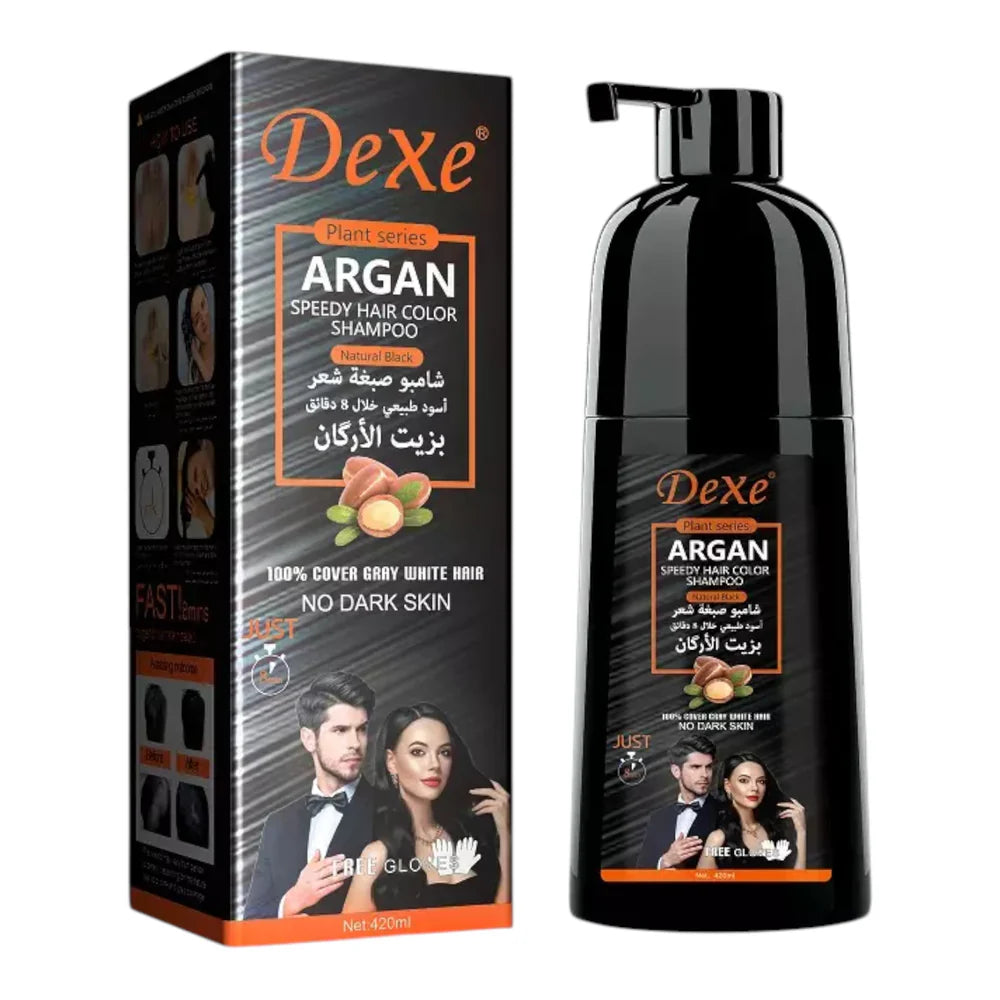 Dexe Plant Series Argan Speedy Hair Color Shampoo 420ml