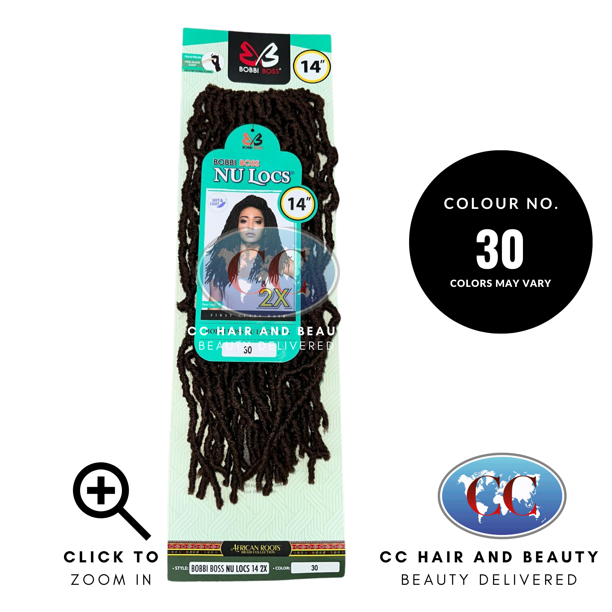 Bobbi Boss Crochet Braid - 2X Nu Locs 14"