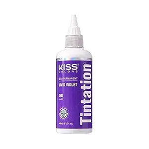 Kiss Colors Tintation Semi Permanent Hair Color With Aloe Vera Water 5 oz