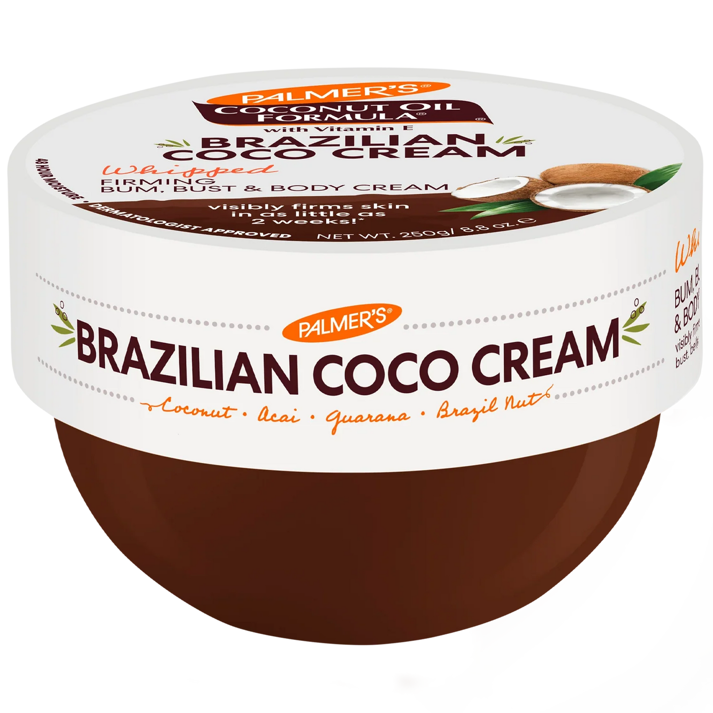 Palmer's Brazilian Coco Whipped Bum, Bust & Body Cream - 250G
