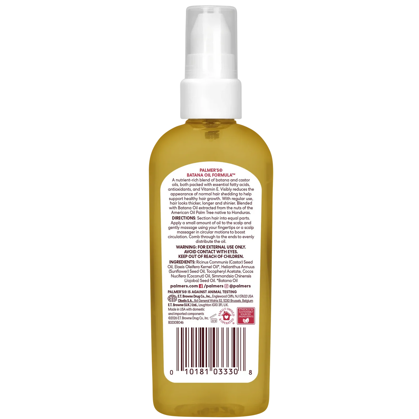 Palmer's Batana Oil Formula Pro Gro Scalp & Hair Oil With Vitamin E 3.3 Fl Oz