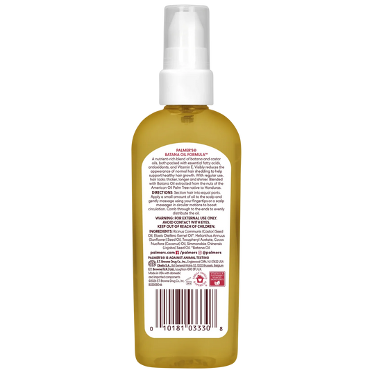 Palmer's Batana Oil Formula Pro Gro Scalp & Hair Oil With Vitamin E 3.3 Fl Oz