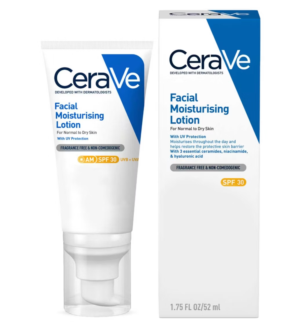 CeraVe AM Facial Moisturising Lotion SPF30 52ml