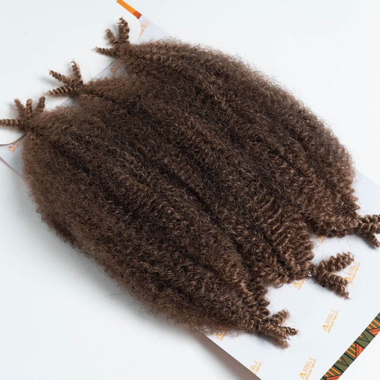 Sleek Noble Gold Synthetic 3X Springy Poppin Twist Braid 16"20"