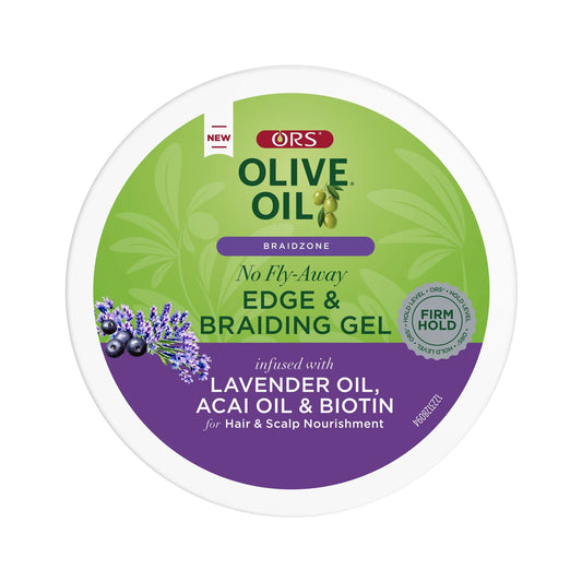 ORS Olive Oil Edge & Braiding Gel 8oz - product detail | CC Hair & Beauty