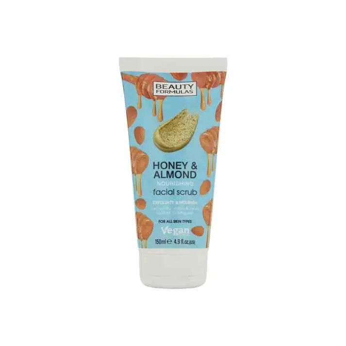 Beauty Formulas Honey & Almond Facial Scrub - 150Ml