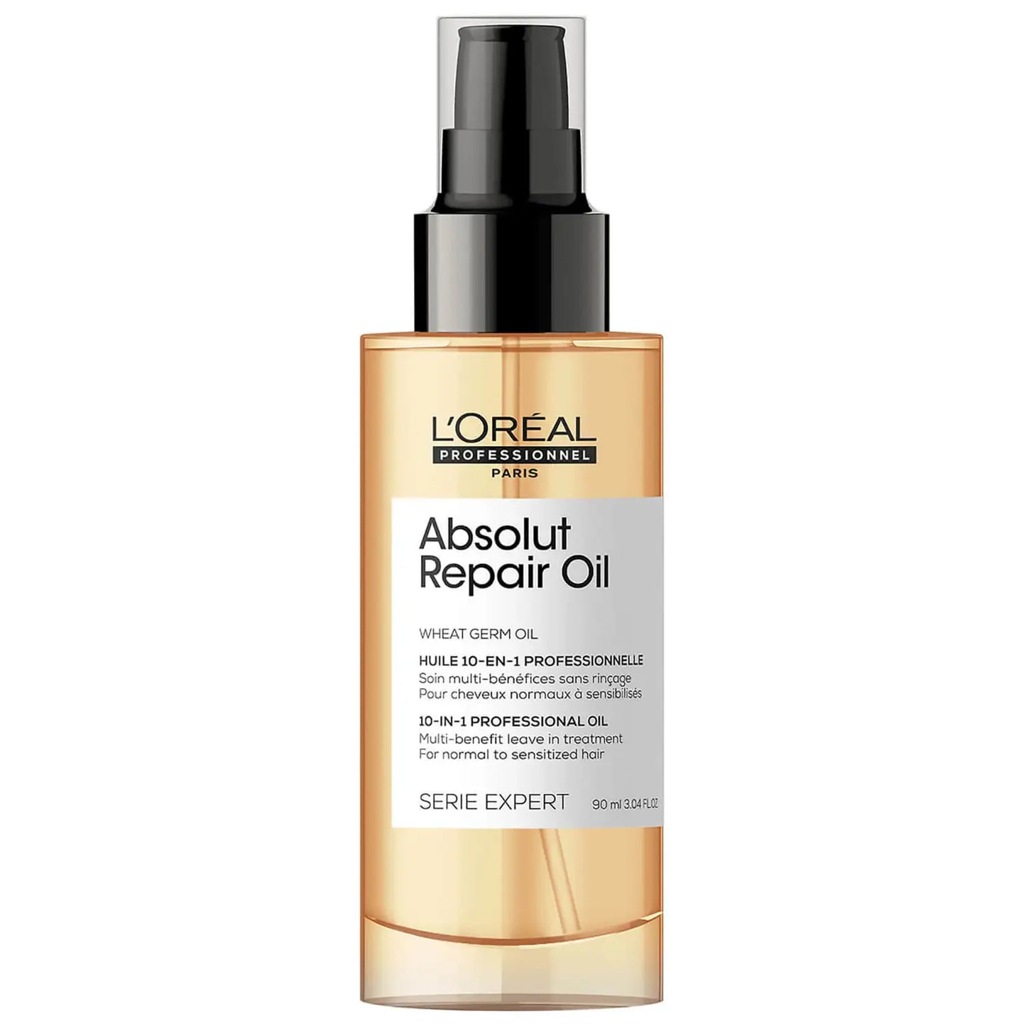 L’Oréal Professionnel Serie Expert Absolut Repair 10 in 1 Leave in Oil for Dry and Damaged Hair - 3.04oz