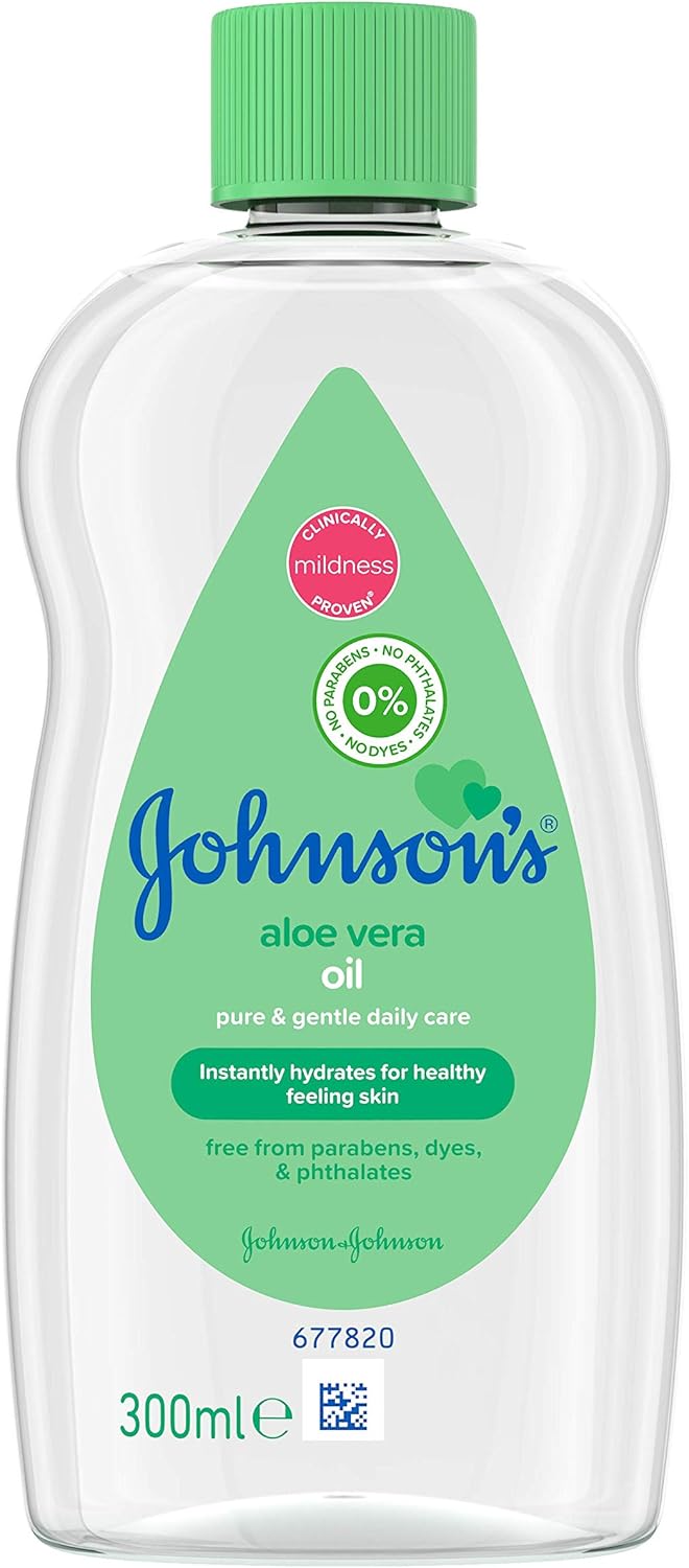 Johnson's Baby Moisturising Oil for Kids and Babies with Aloe Vera