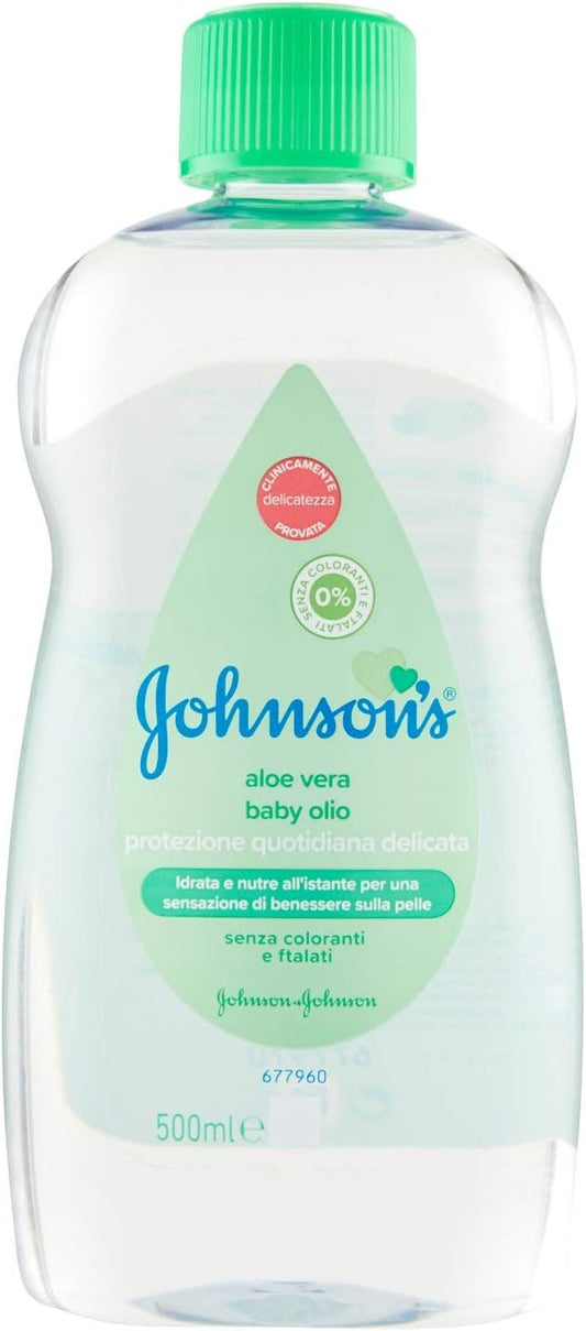 Johnson's Baby Moisturising Oil for Kids and Babies with Aloe Vera